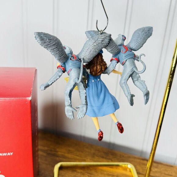 2020 Hallmark Keepsake Ornament Dorothy Gets Carried Away Flying Monkeys EUC - Picture 4 of 12